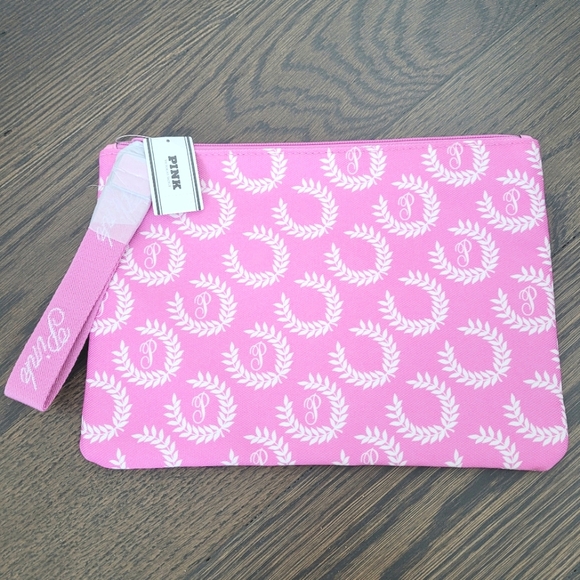 Monogram Top-Zip Pouch Beach Colorful Gift School Spring Summer Travel Vacation - Picture 3 of 5